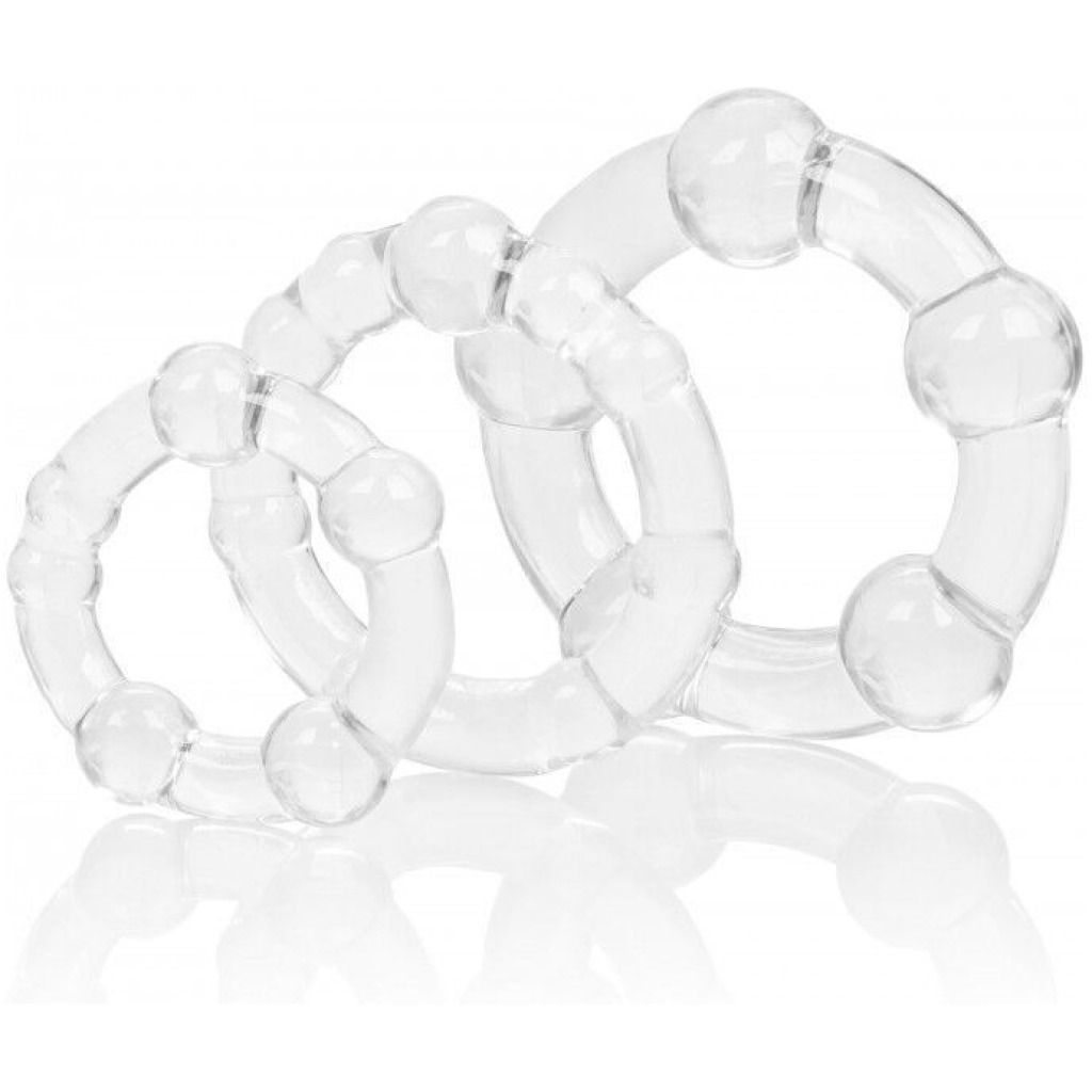 Trio Anelli Stimolatori Elastici Erotici