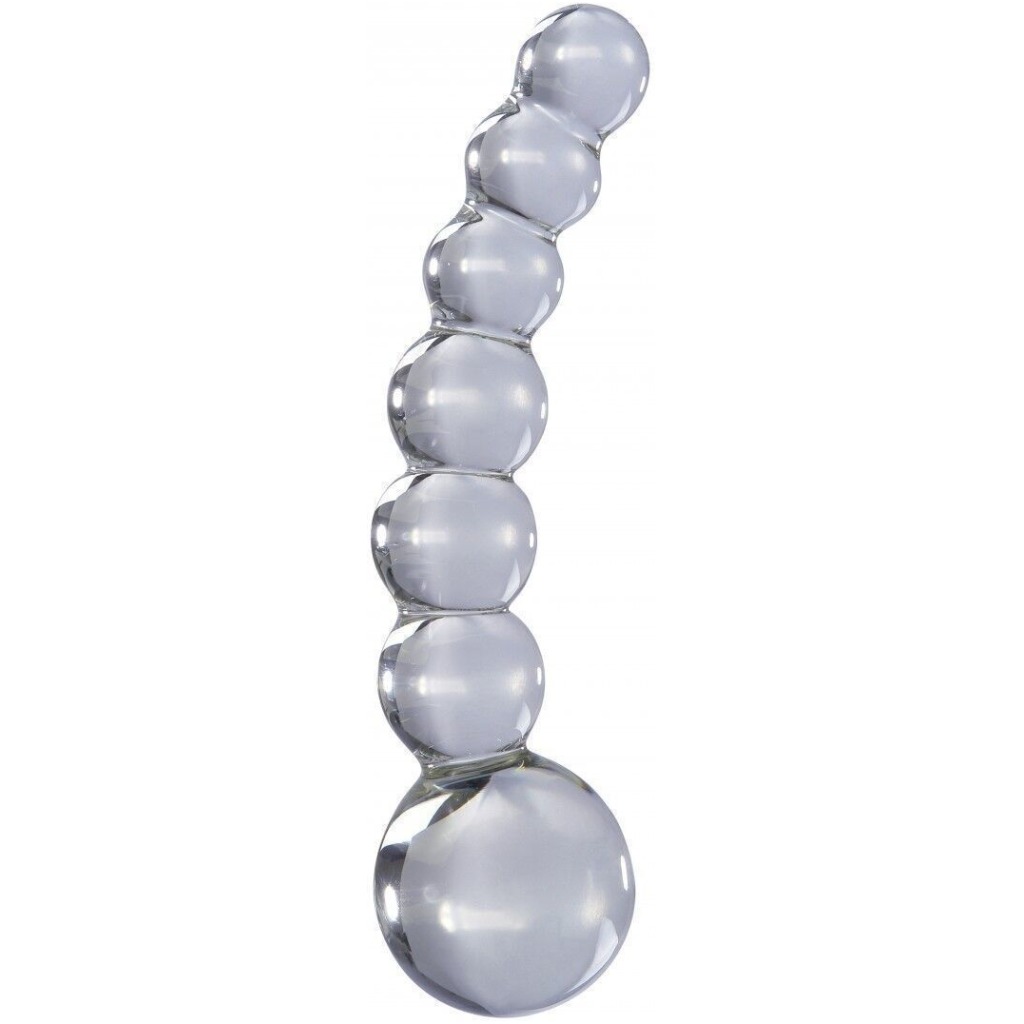 Plug Anale No. 66 Icicles in Vetro Trasparente