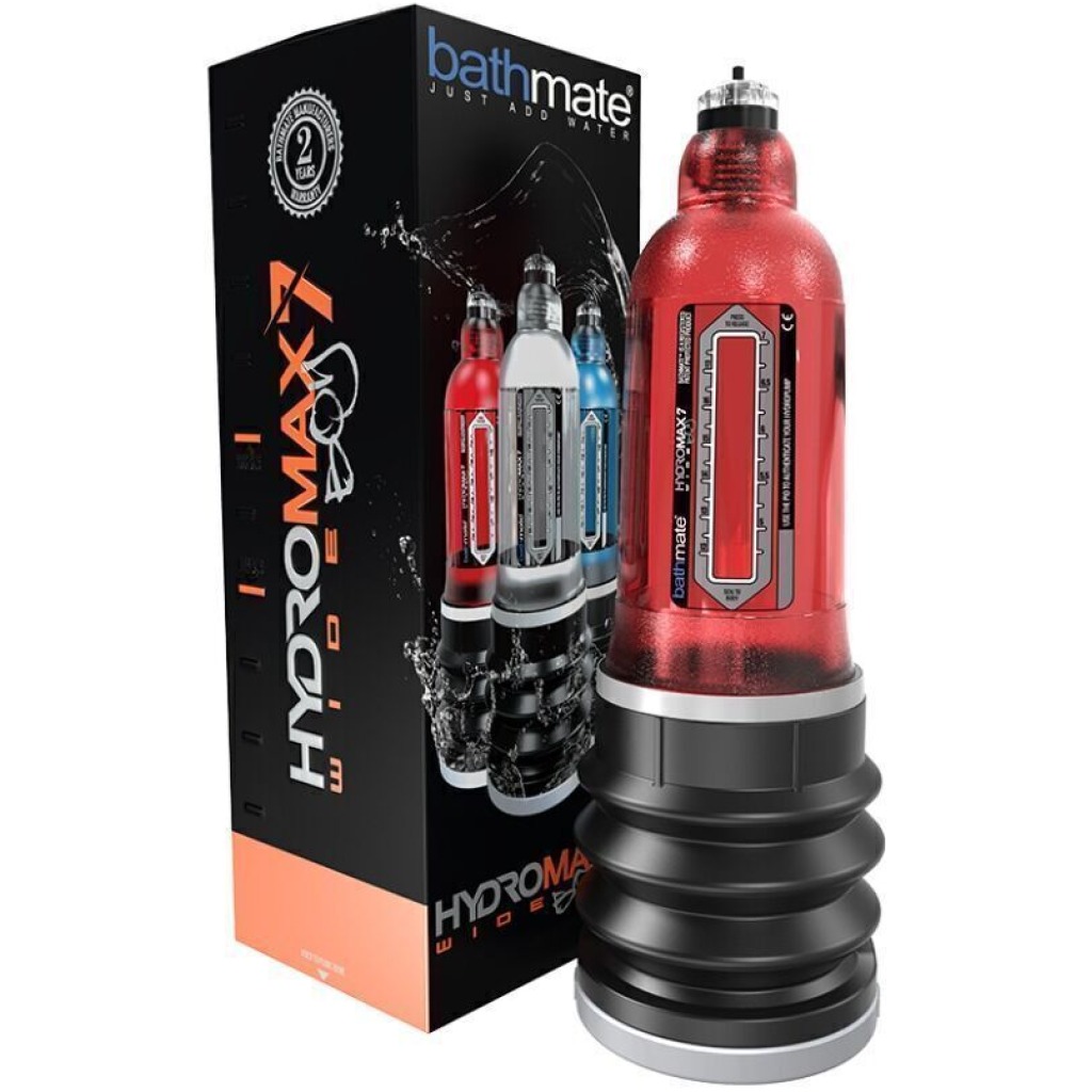 HYDROMAX 7 WIDE BOY Penis Pump Red