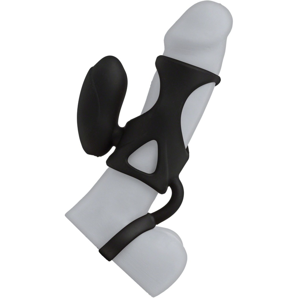 Gabbia pene con Anello fallico Vibrante