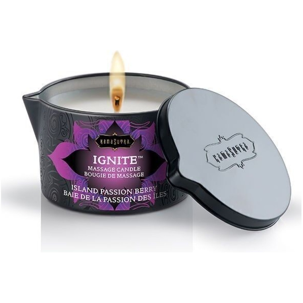 Ignite Candela da massaggio Mirtilli 170gr